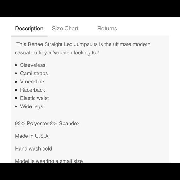 Black Jumpsuit - Picture 3 of 5